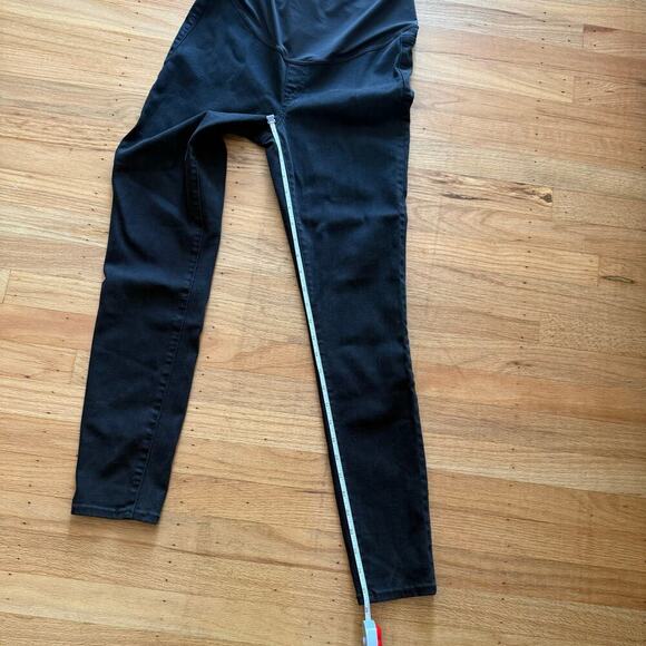 Madewell Maternity Over the Belly Skinny Black Jeans Size 27 Stretch Support - Picture 5 of 10